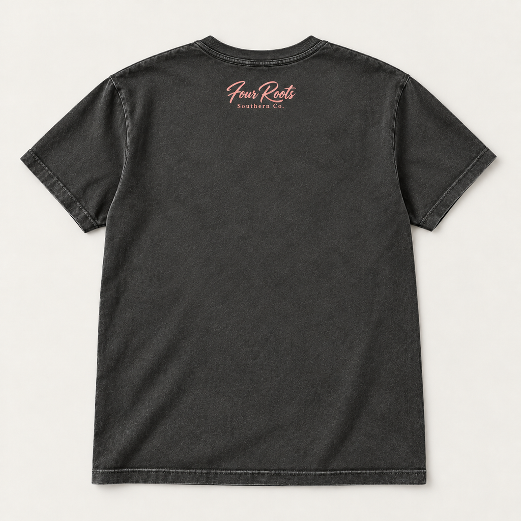 Bayou Bougie – Washed Charcoal Tee