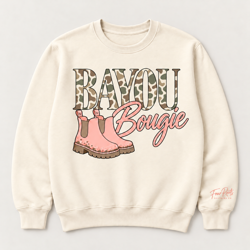 Bayou Bougie – Cream Sweatshirt