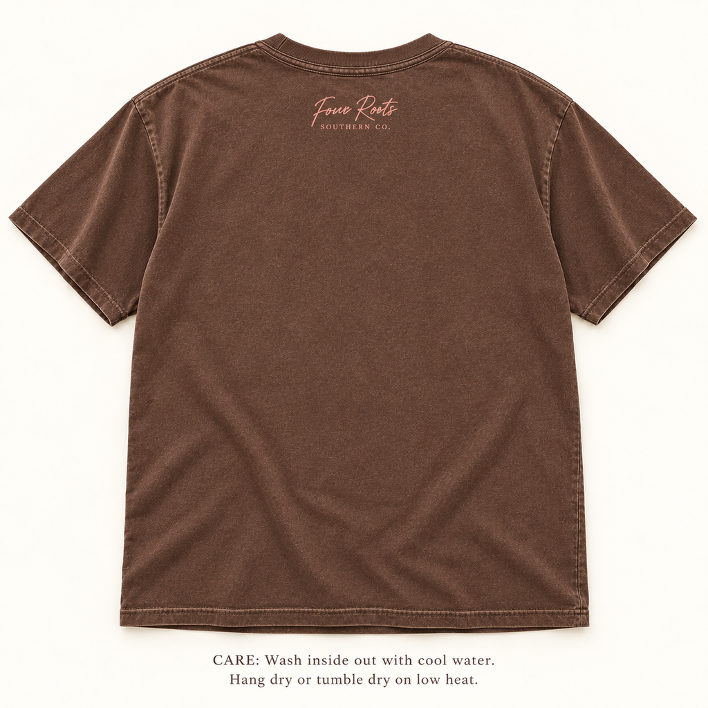 Southern Favorite Comfort Colors Tee — Washed Brown